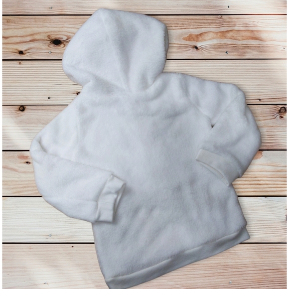 NEW with Tags Carter's White Polar Bear Fleece Hoodie  2T - Picture 2 of 9